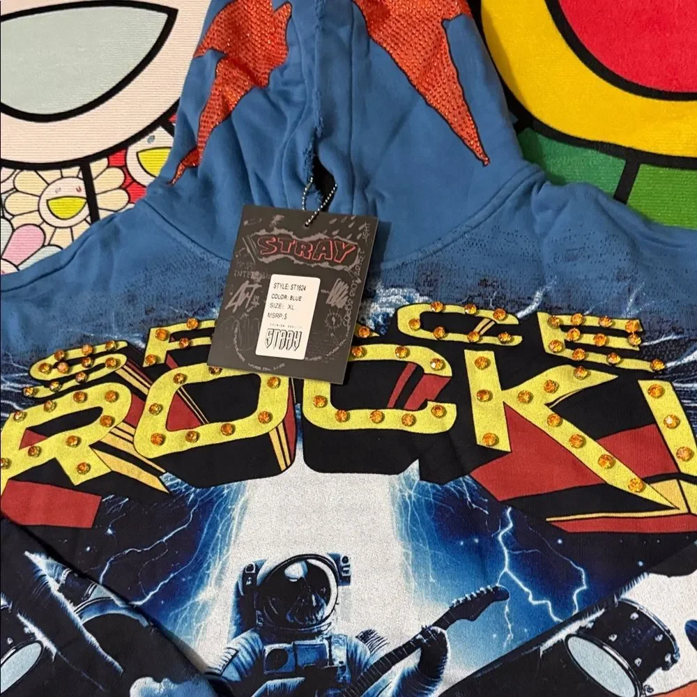 Stray Hoodie - Space Rock Pullover